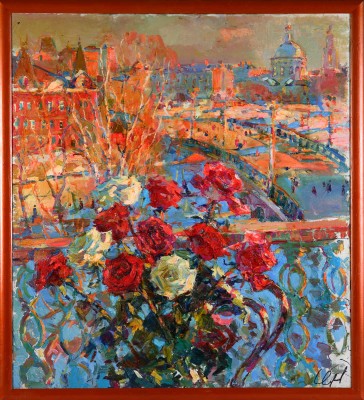 Сорокина Ольга Александровна. Розы на балконе 
